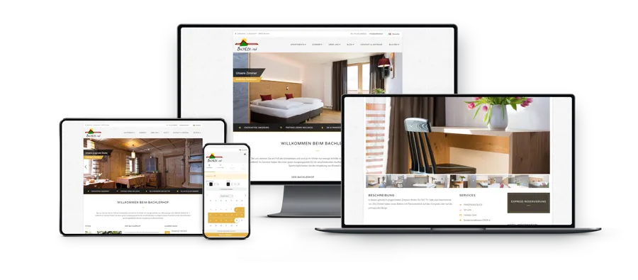 Sito web responsive del Bachlerhof