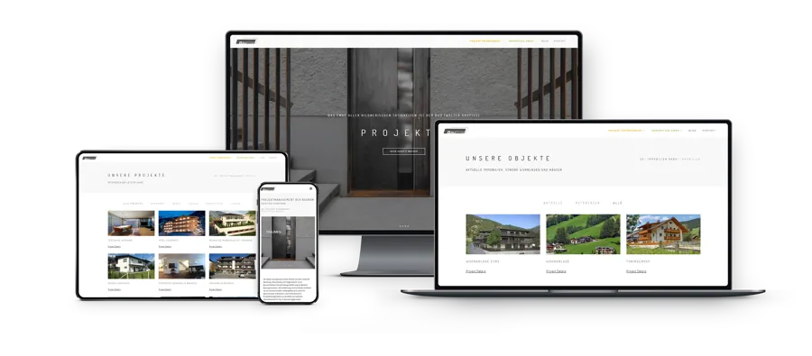 Sito web responsive di Baukom