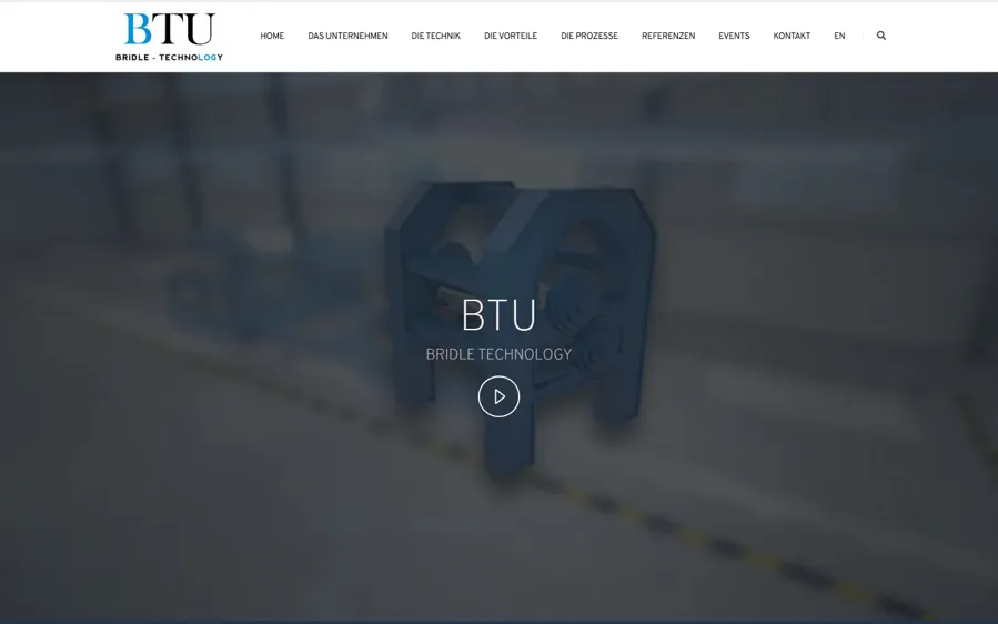 Sito web di BTU Bridle Technology