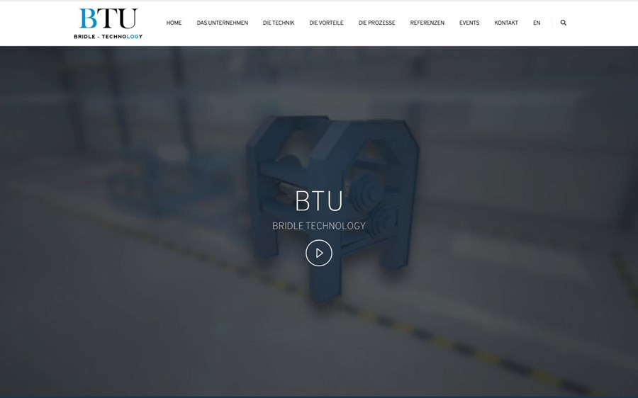 Website von BTU Bridle Technology